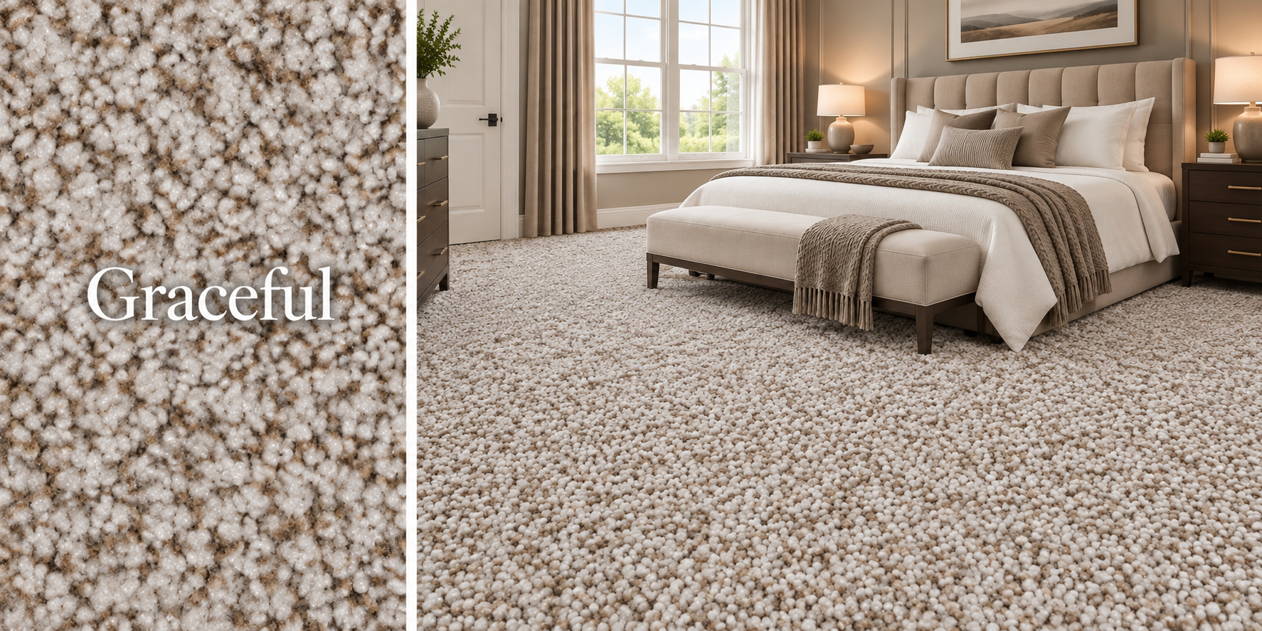 Elegant Graceful carpet color detail